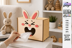 Funny Tissue Boxes Laser Cut Bundle | Cute Cartoon Animals Product Image 12
