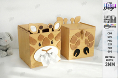 Tissue Boxes Laser Cut Bundle | Funny Animals | 3D Designs Product Image 9