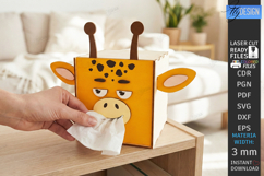 Funny Tissue Box Laser Cut | Funny Animal Tissue Box Covers Product Image 1