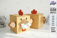Tissue Boxes Laser Cut Bundle | Funny Animals | 3D Designs Product Image 11