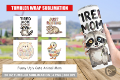 Cute Animal Mom Tumbler Product Image 1