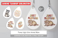 Cute Animal Mom Earring Product Image 1
