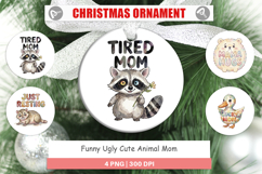 Cute Animal Mom Ornament Product Image 1
