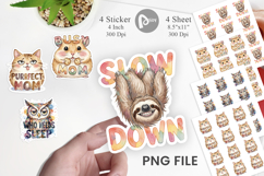 Cute Animal Mom Sticker Product Image 1