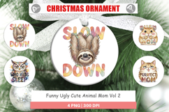 Cute Animal Mom Ornament Product Image 1