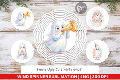Ugly Cute Party Ghost Wind Spinner Product Image 1