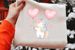 Funny Unicorn Lover Clipart PNG Product Image 2