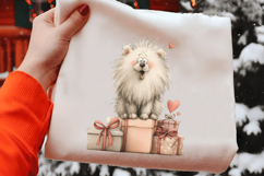 Funny Valentine Dogs Clipart, 4 Animal sublimation Design Product Image 2