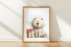 Funny Valentine Dogs Clipart, 4 Animal sublimation Design Product Image 3