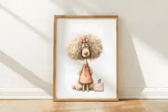 Funny Valentine Dogs Clipart, 4 Animal sublimation Design Product Image 3