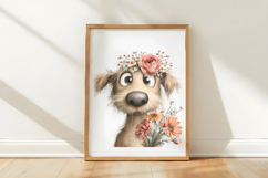 Funny Valentine Dogs Clipart, 4 Animal sublimation Design Product Image 3