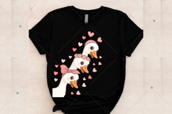 Funny Valentine Goose PNG, Cute Valentine Goose PNG, Pink Product Image 8