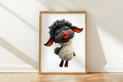 Funny Valentine Sheep Clipart Product Image 3