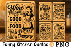Funny Vintage Kitchen Quotes SVG Cutting Board Product Image 1