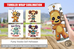 Tumbler Halloween Voodoo Doll Product Image 1