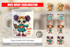 Mug Wrap Halloween Voodoo Doll Product Image 1