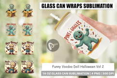 Glass Can Halloween Voodoo Doll Product Image 1