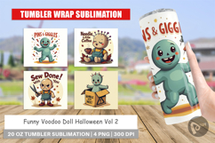 Tumbler Halloween Voodoo Doll Product Image 1