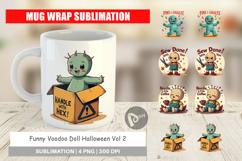 Mug Wrap Halloween Voodoo Doll Product Image 1