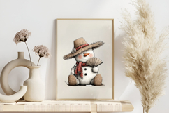 Funny Watercolor Christmas Clipart Product Image 3