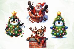 Funny Watercolor Christmas Sublimation Product Image 2