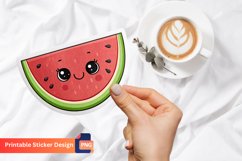 Funny Watermelon Slice Sticker, Summer Fruit Sticker Product Image 1