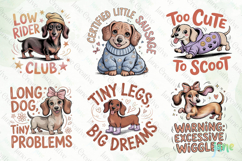 Funny Weenies Dogs Clipart Product Image 3