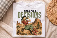 Funny western Design PNG - Vintage cowgirl graphic Product Image 4