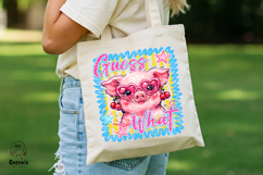 Guess What Pig Butt Joke Funny Farm Retro Sublimation Product Image 2