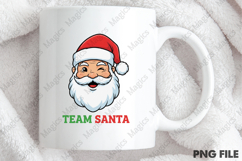 Funny Winking Santa Claus Sublimation Product Image 4