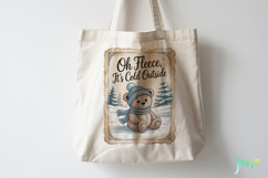 Funny Winter Greeting Card Clipart Product Image 3