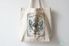 Funny Winter Greeting Card Clipart Product Image 4