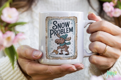 Funny Winter Greeting Card Clipart Product Image 3