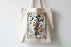 Funny Winter Greeting Card Clipart Product Image 4