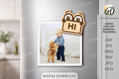 Funny Wooden Magnets Bundle Laser Cut. Fridge Magnet SVG Product Image 8