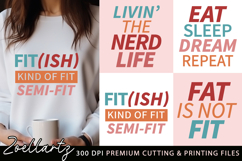 Funny Workout Quote SVG Sarcastic Fit Life SVG Funny T-shirt Product Image 1
