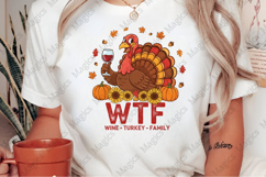 Funny WTF Thanksgiving Family Png Product Image 2