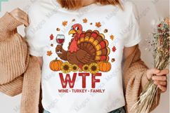 Funny WTF Thanksgiving Family Png Product Image 3