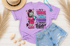 Funny Zebra Coffee Sublimation PNG Product Image 4