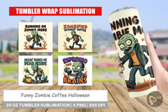 Tumbler Halloween Zombie Coffee Product Image 1