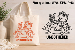 Funny Animal SVG | Sarcastic Animal Quote Cut File Product Image 1