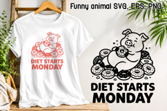 Funny Animal SVG | Sarcastic Animal Quote Cut File Product Image 1