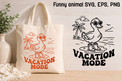 Funny Animal Sarcastic Quote SVG Design Product Image 1