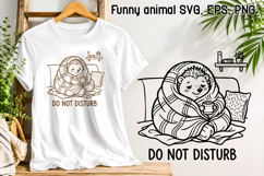 Sarcastic Animal SVG | Mood Animal Craft Designs Product Image 1