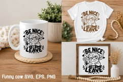 Highland Cow Quote SVG | Highland Cow Clipart SVG Product Image 1