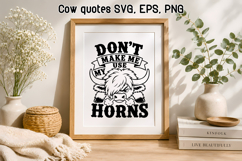 Humor Cow Quotes SVG Design | Farmhouse SVG Product Image 1