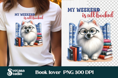 Funny dog book clipart bundle | Dog sublimation | Book lover Product Image 9