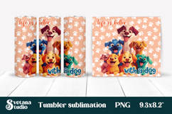 Funny dog tumbler wrap | Dog lover quotes tumbler PNG design Product Image 1