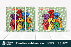 Funny dog tumbler wrap | Dog lover quotes tumbler PNG design Product Image 1