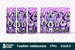 Funny dog tumbler wrap | Dog lover quotes tumbler PNG design Product Image 1